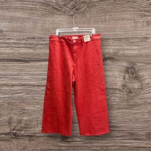 Universal Thread Red Sailor Wide Leg Jeans Womens sz 17